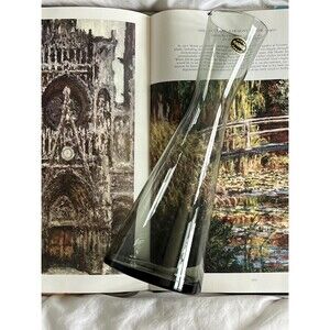 Vintage Smoky Quartz Norway Magnor Glass Vase/Barware